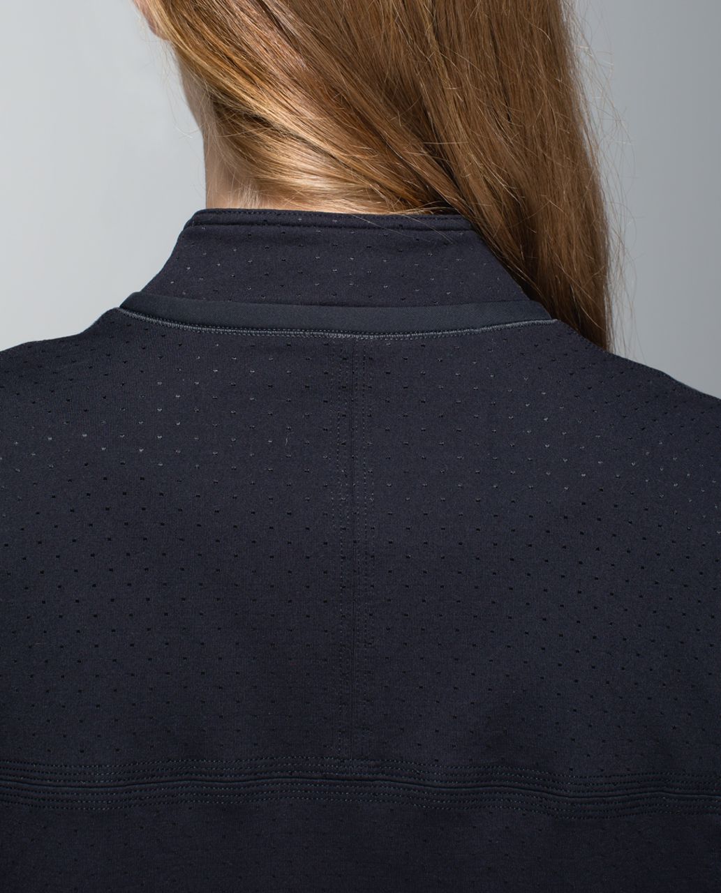 Lululemon Cocoon Car Coat - Shine Dot Black / Diamond Jacquard Space Dye Black Deep Coal