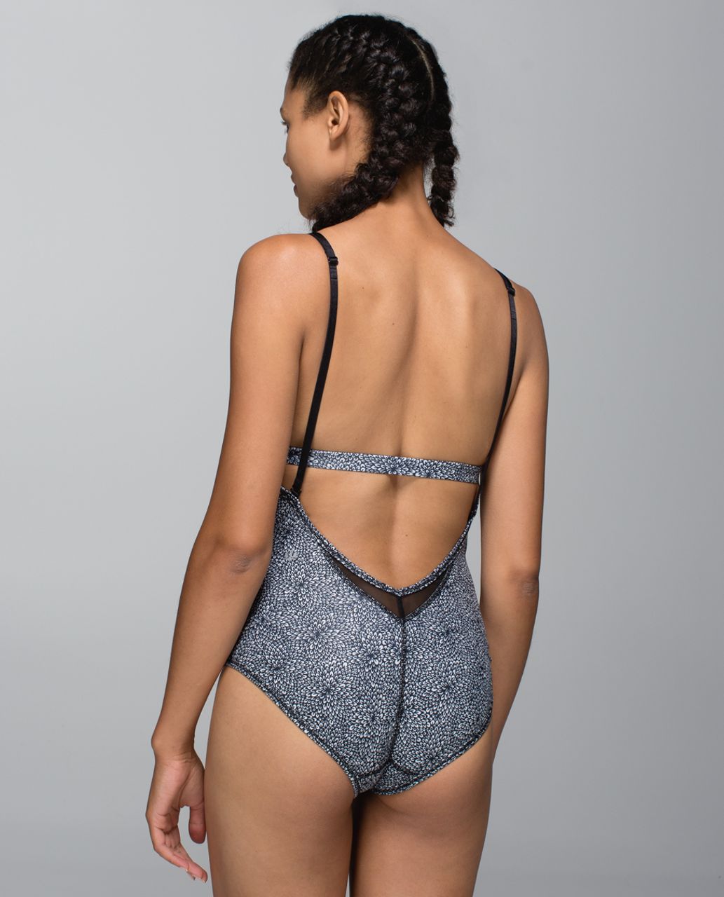 Lululemon Citta Leotard - Plush Petal Black Ghost