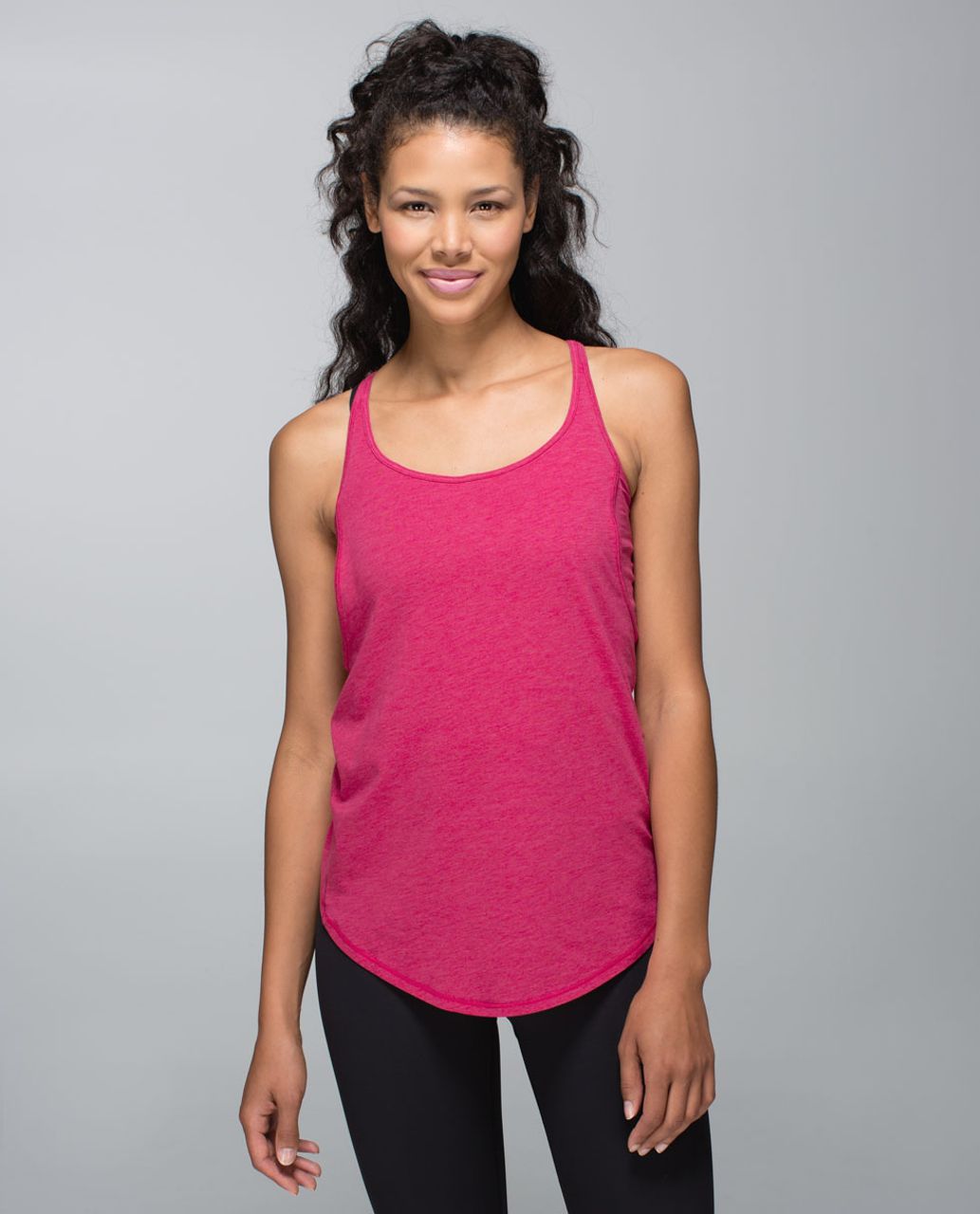 Lululemon Vita Racer Tank - Heathered Bumble Berry