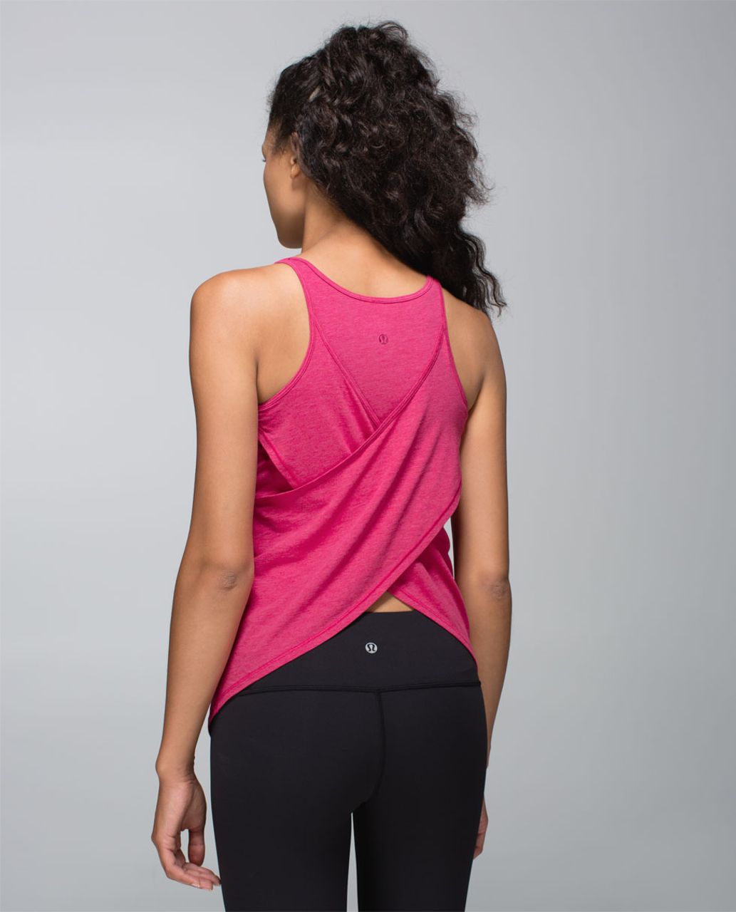 Lululemon Tank Ebb & Flow Racerback Heathered Bumble Berry Size 8