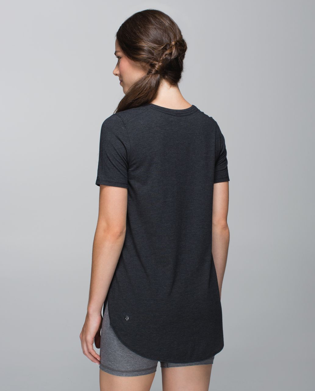 Lululemon Om Tee - Heathered Black