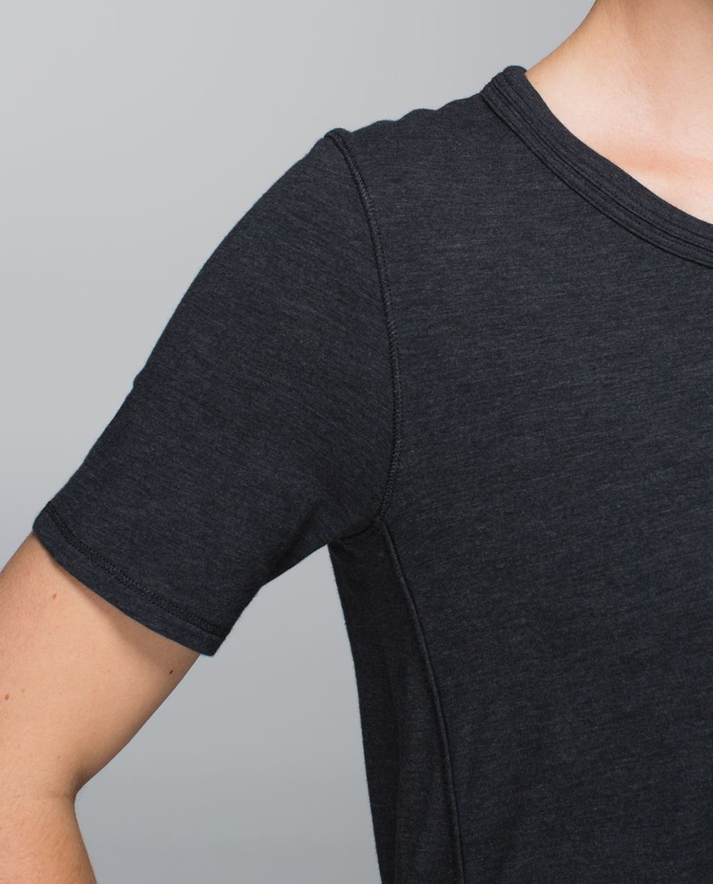 Lululemon Om Tee - Heathered Black