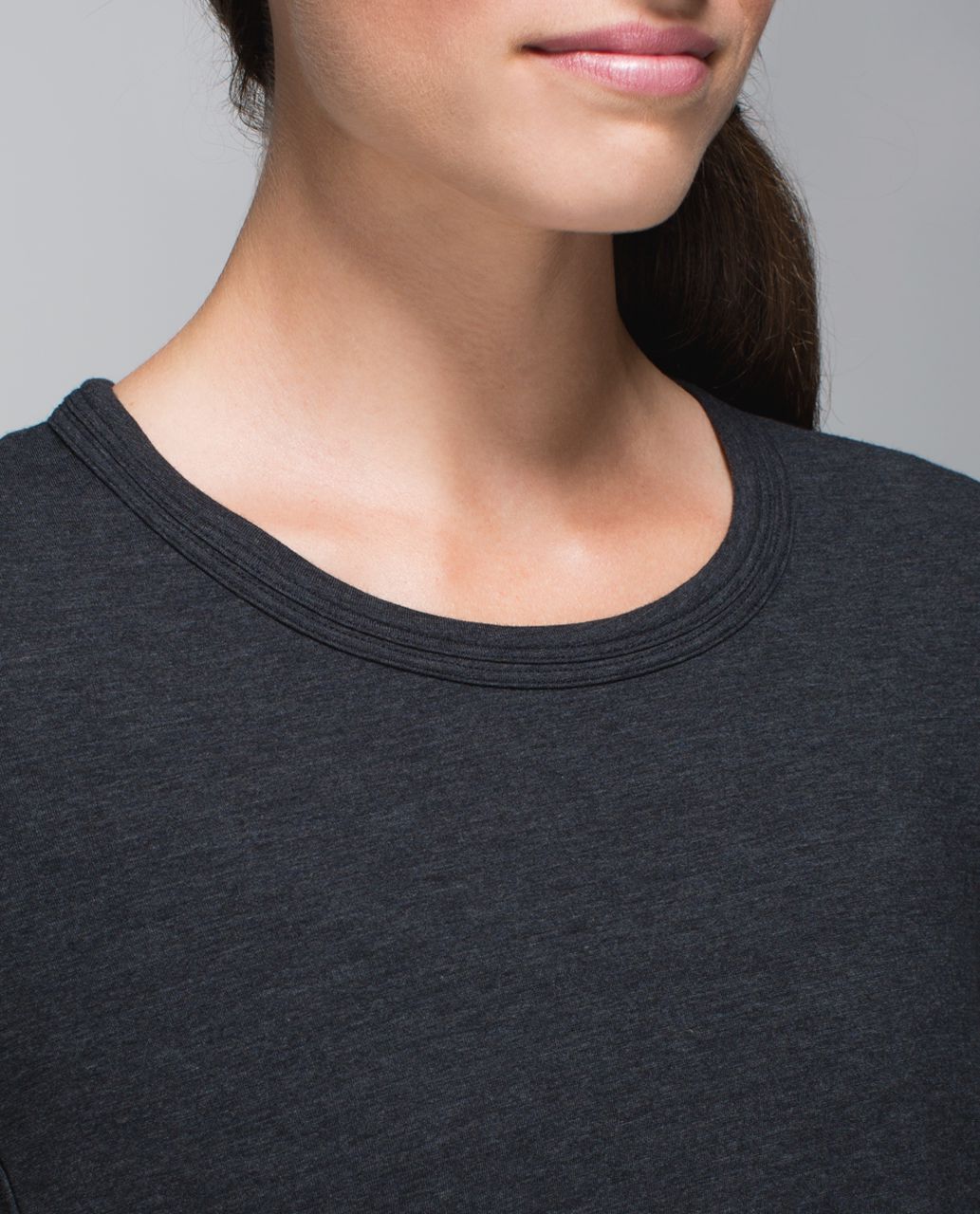 Lululemon Om Tee - Heathered Black