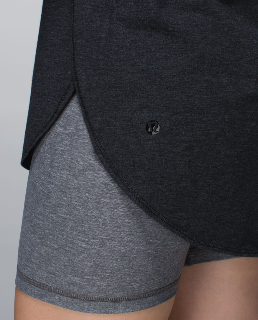 Lululemon Om Tee - Heathered Black