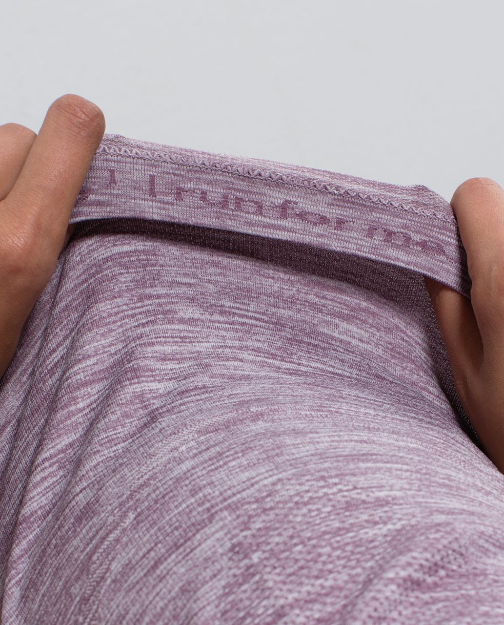 Lululemon Run:  Swiftly Tech Short Sleeve Crew - Space Dye Heathered Purple Fog