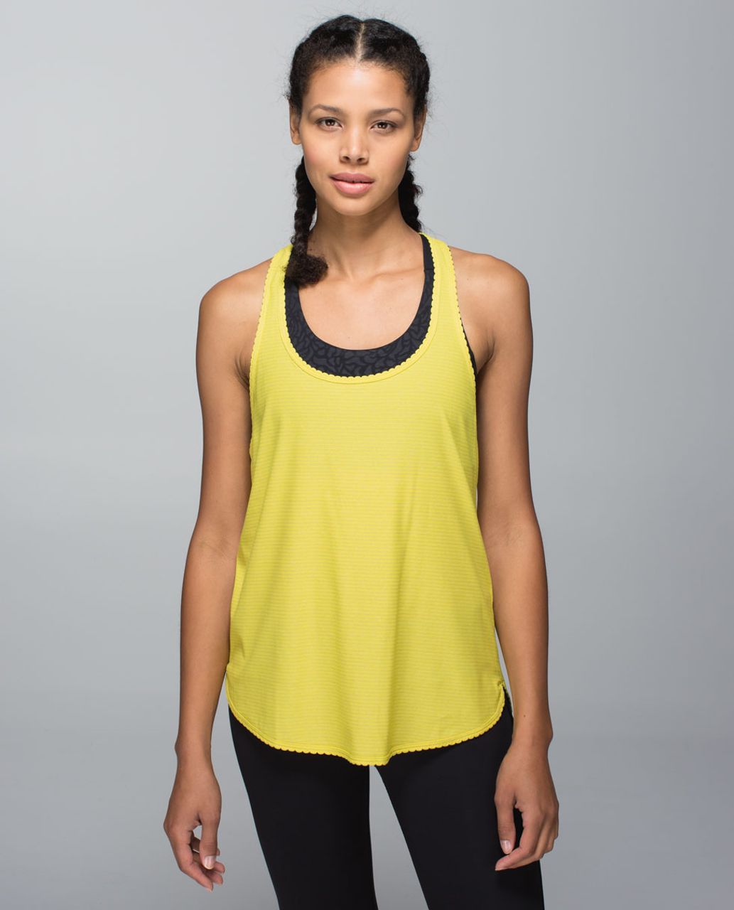 Lululemon 105 F Singlet - Heathered Almost Pear