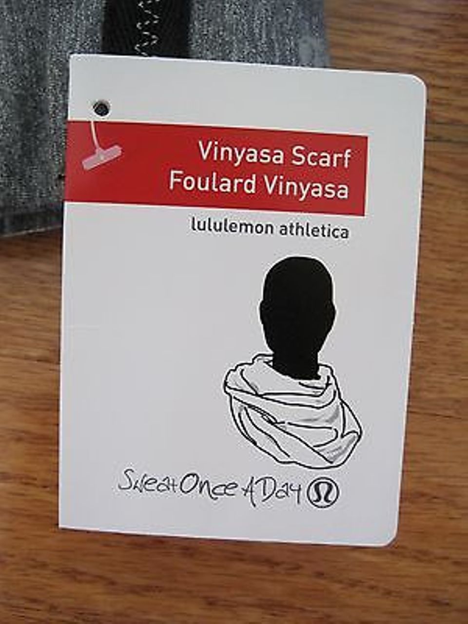 Lululemon Vinyasa Scarf - Static Coal (First Release)