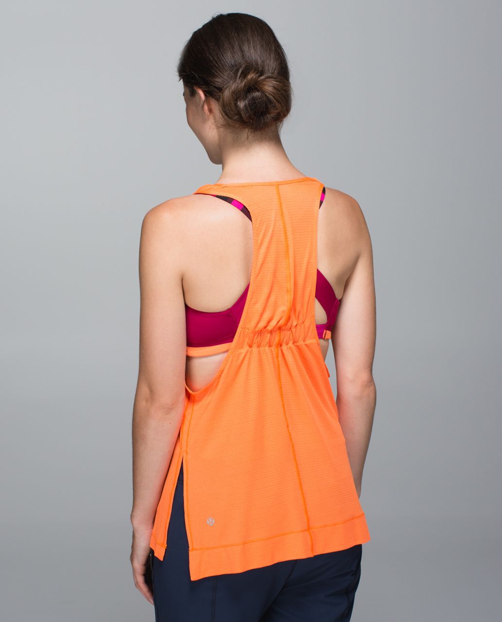 Lululemon Stash It Tank - Pizzaz / Blossom Stripe Bumble Berry Ghost / Jewelled Magenta