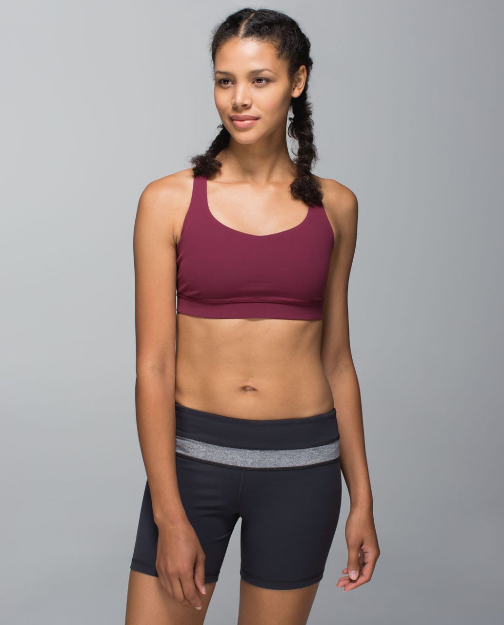 Lululemon 50 Rep Bra - Rust Berry