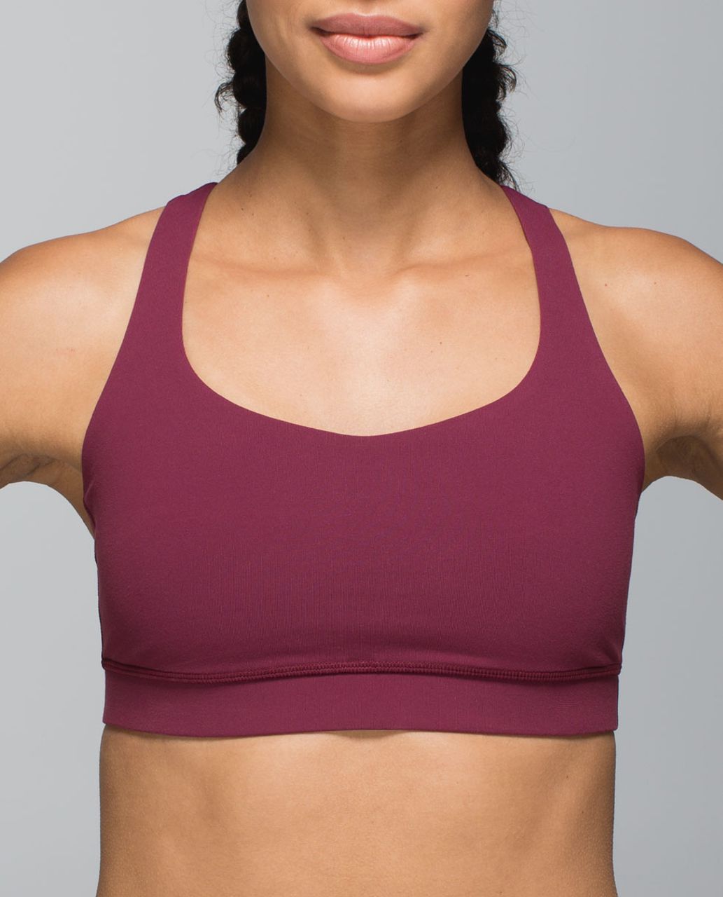 Lululemon 50 Rep Bra - Rust Berry