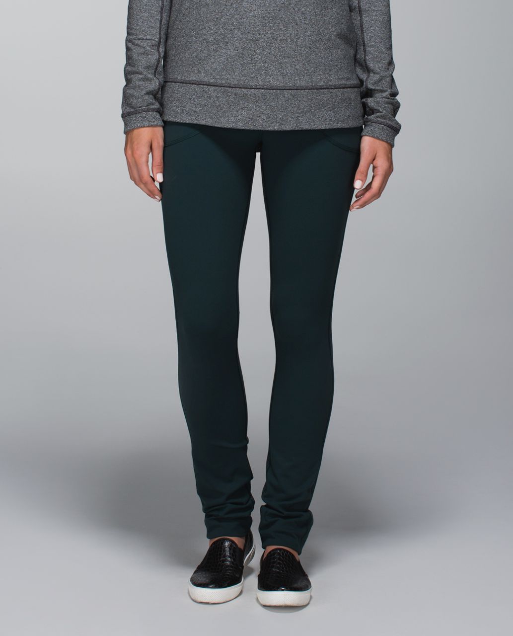 Lululemon Skinny Will Pant *Full-On Luon - Fuel Green - lulu fanatics