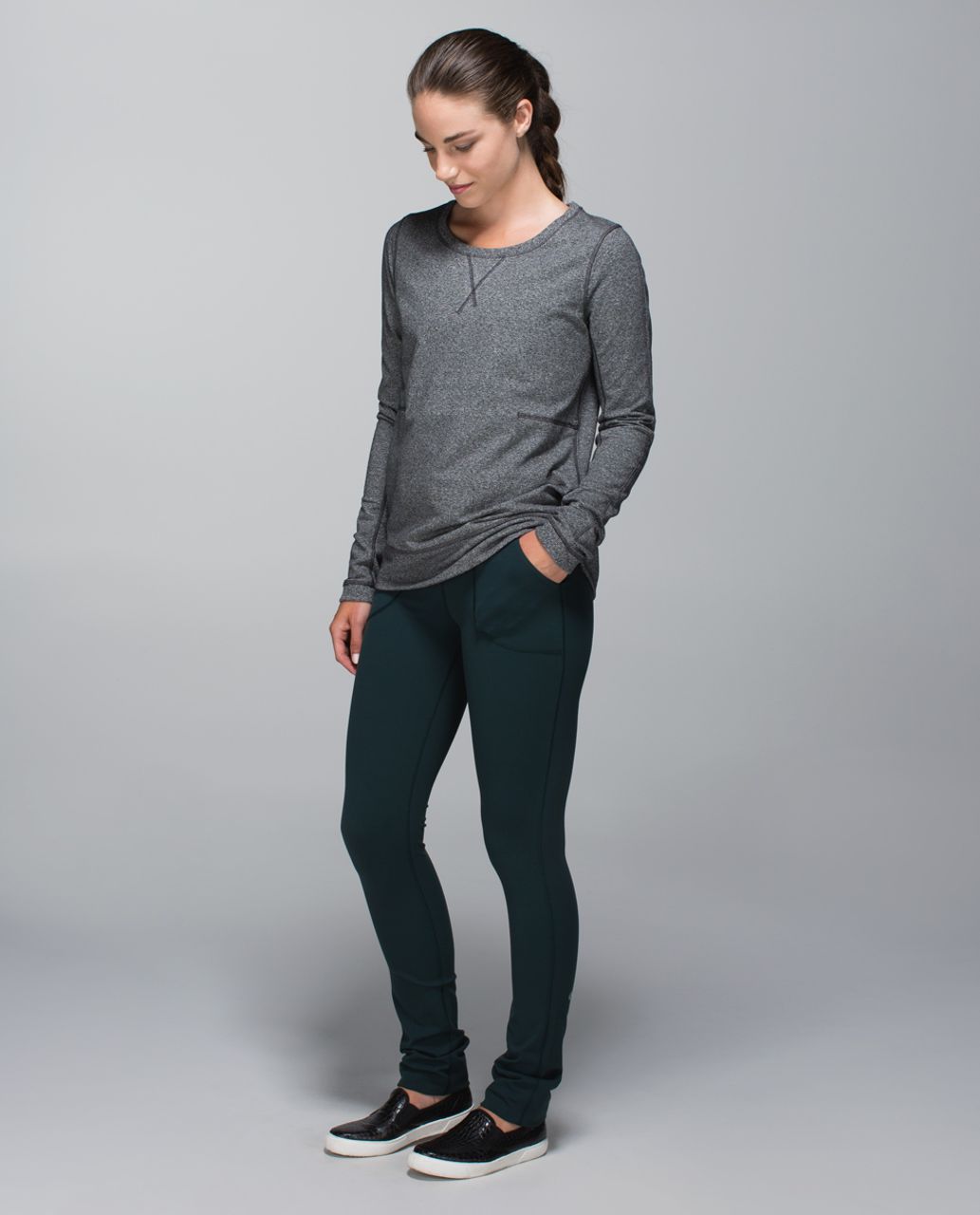 Lululemon Skinny Will Pant *Full-On Luon - Fuel Green