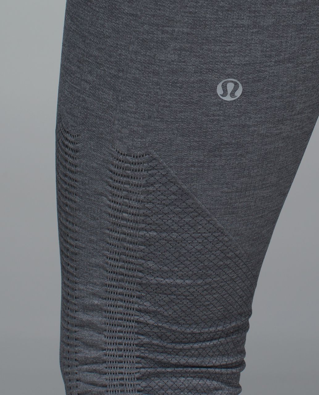 Lululemon In The Flow Crop II - Heathered Slate