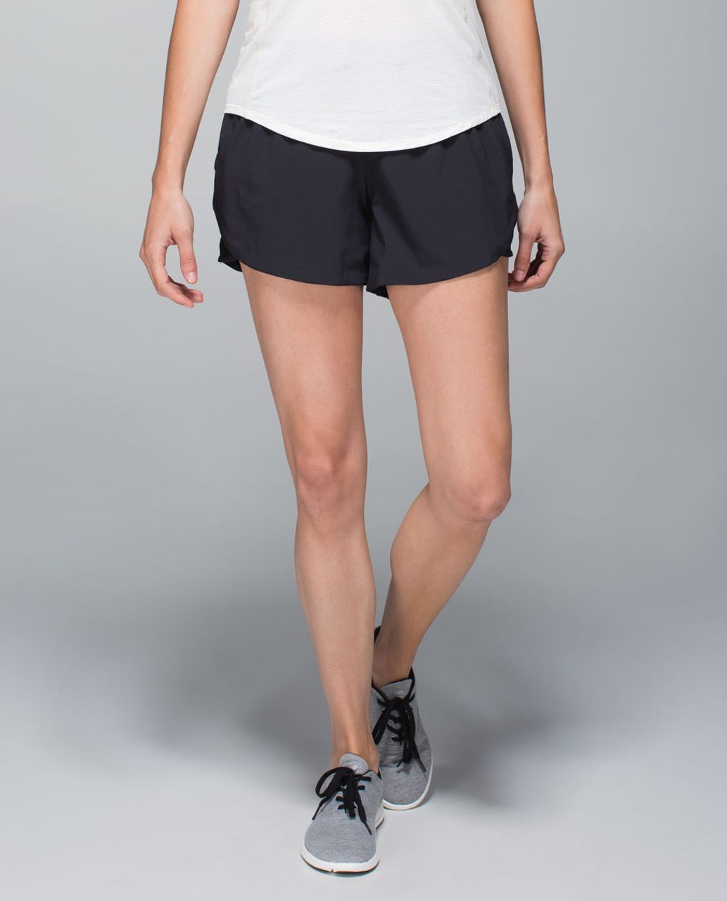 Lululemon Go the Distance Short - Black / Petal Camo Printed Black Deep Coal