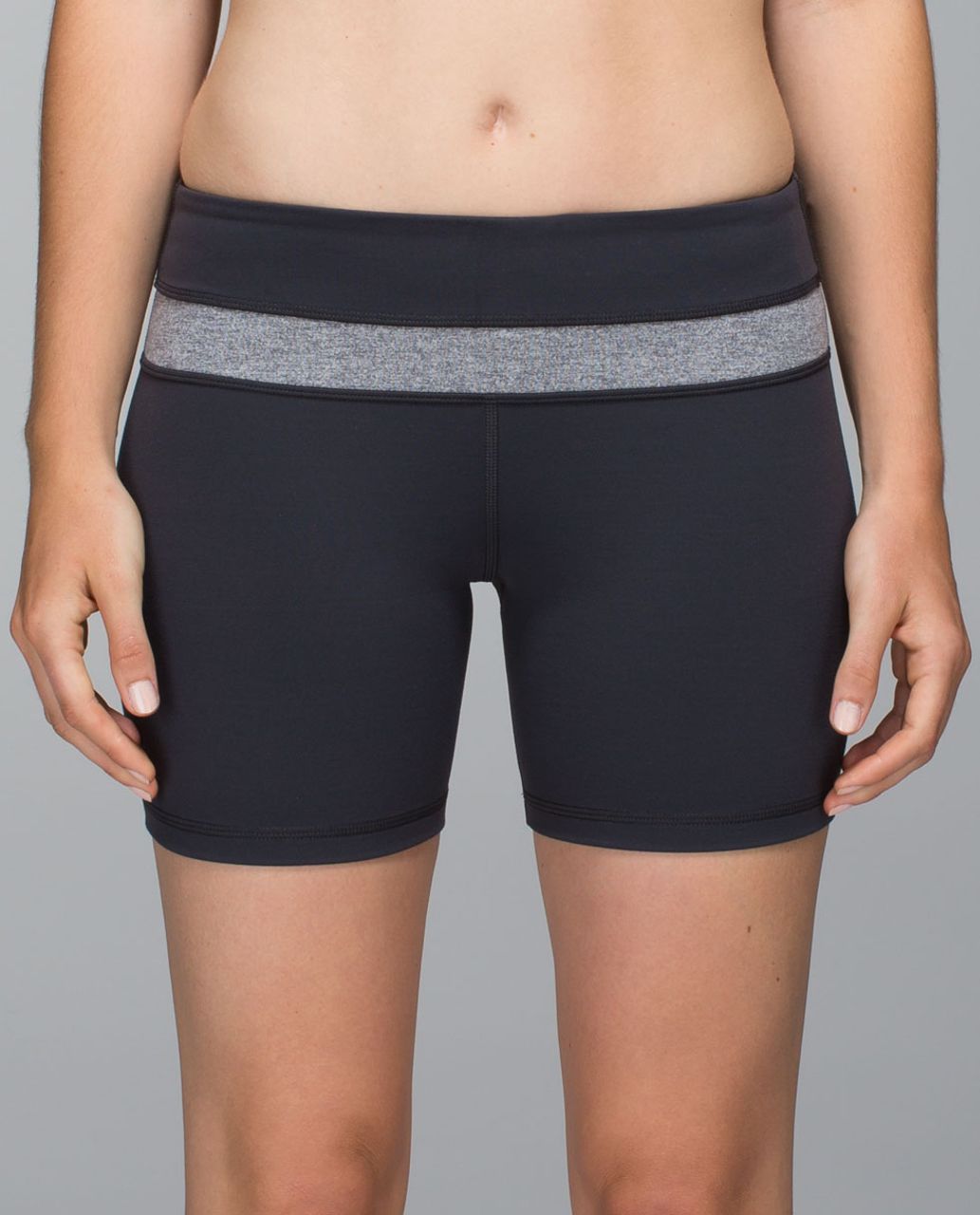 Lululemon Groove Short (Regular) - Deep Coal / Heathered Slate