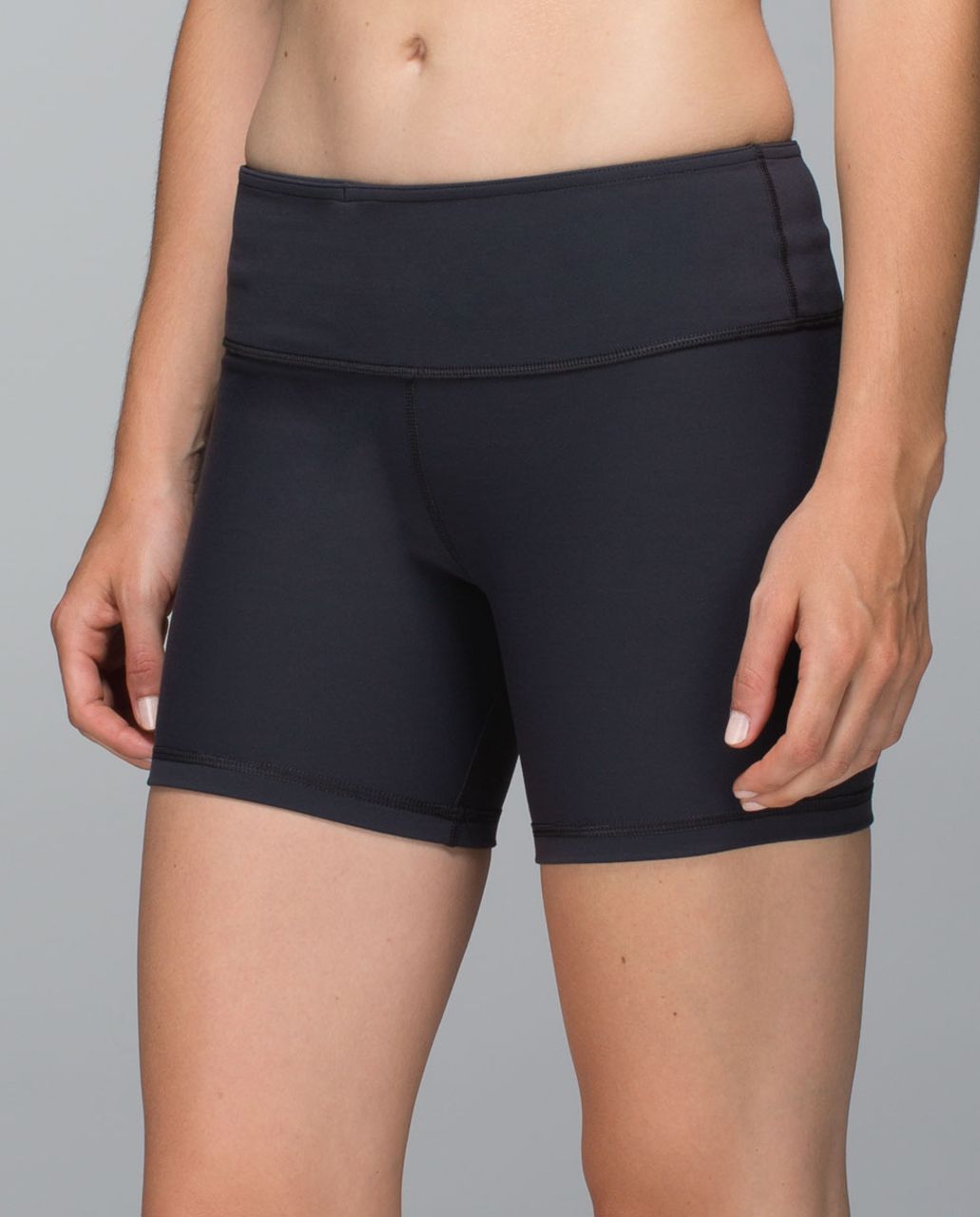 Lululemon Groove Short (Regular) - Deep Coal / Heathered Slate