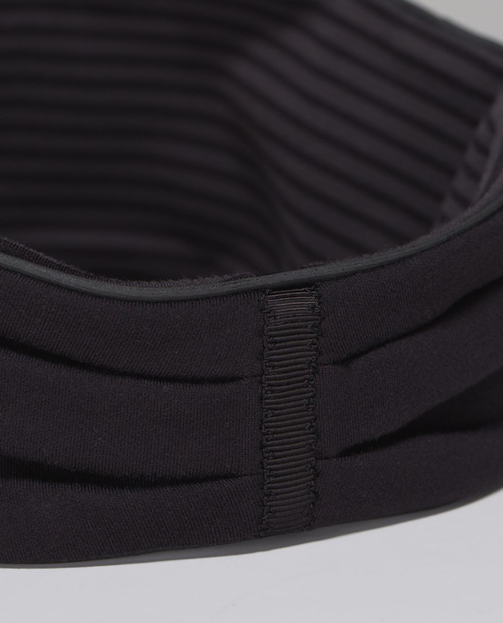 Lululemon Run With Me Ear Warmer - Hyper Stripe Black Soot / Black