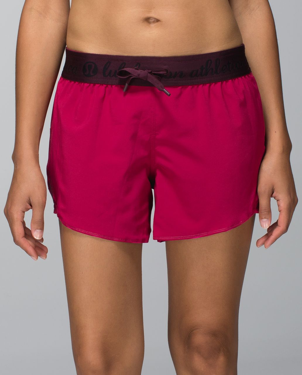 Lululemon Go the Distance Short - West2east Stripe Printed Bumble Berry / Bumble Berry