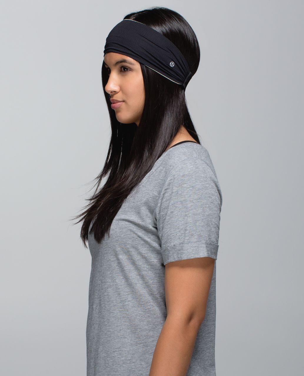 Lululemon Bang Buster Headband *Mesh - Black / Ghost