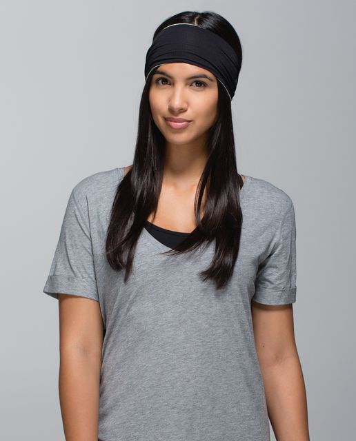 Lululemon Bang Buster Headband *Mesh - Black - lulu fanatics