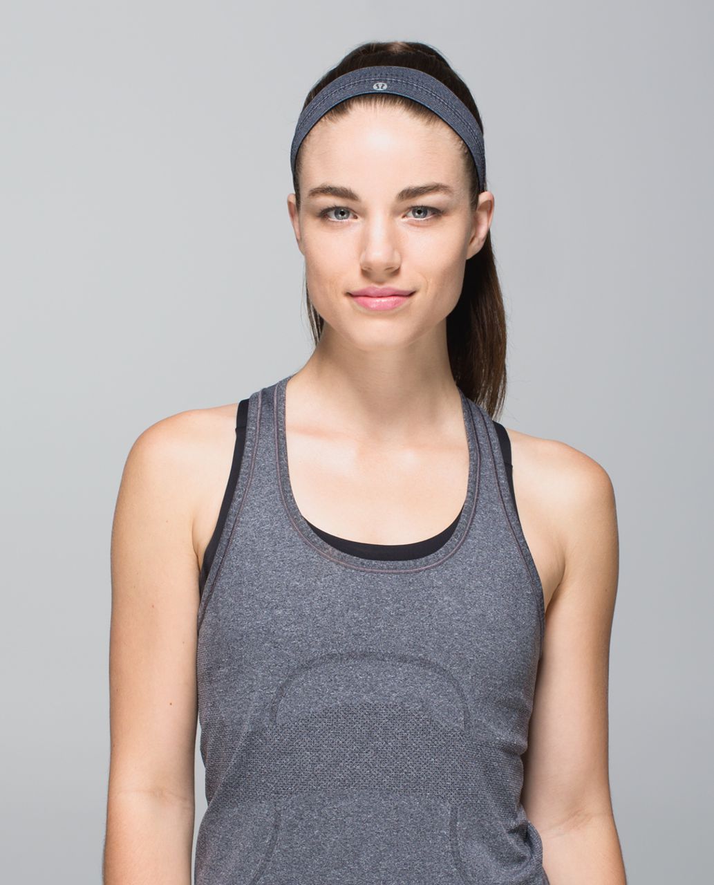 Lululemon Swiftly Headband - Heathered Black (Second Release)