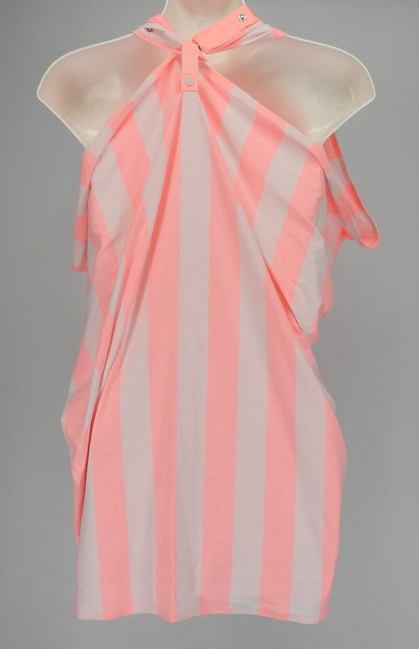 Lululemon Vinyasa Scarf - Steep Stripe Angel Wing Bleached Coral 