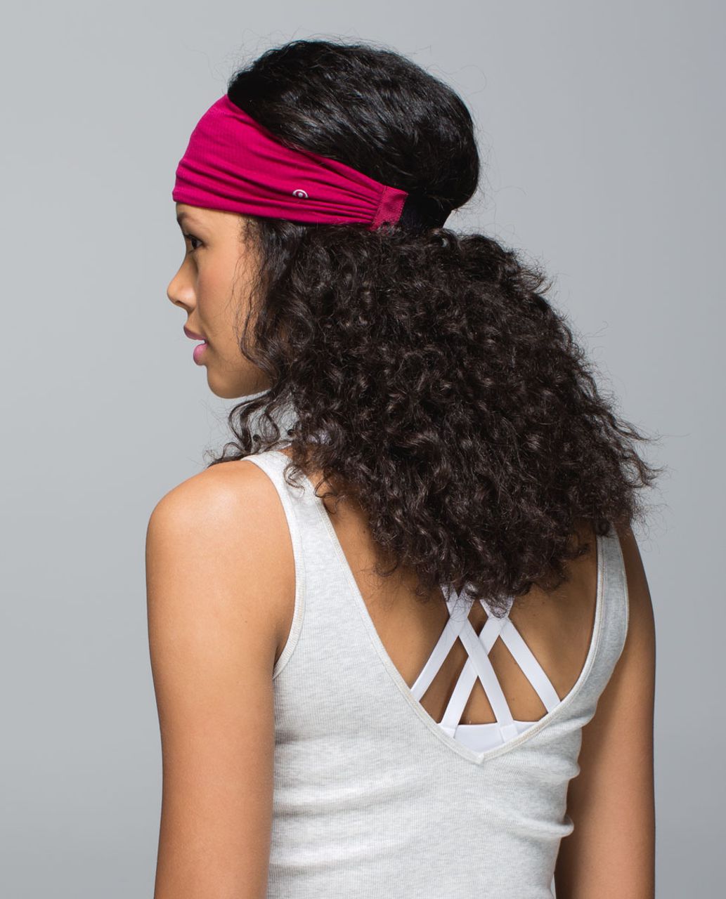 Lululemon Bang Buster Headband *Mesh - Bumble Berry / Bordeaux Drama