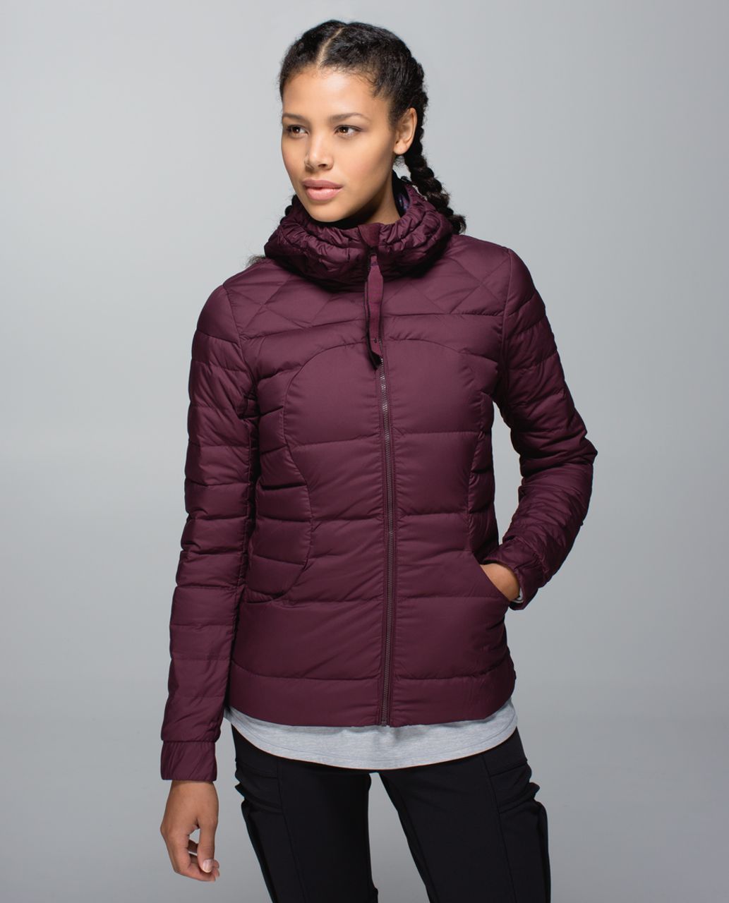 Lululemon Bhakti Yoga Jacket - Bordeaux Drama - lulu fanatics