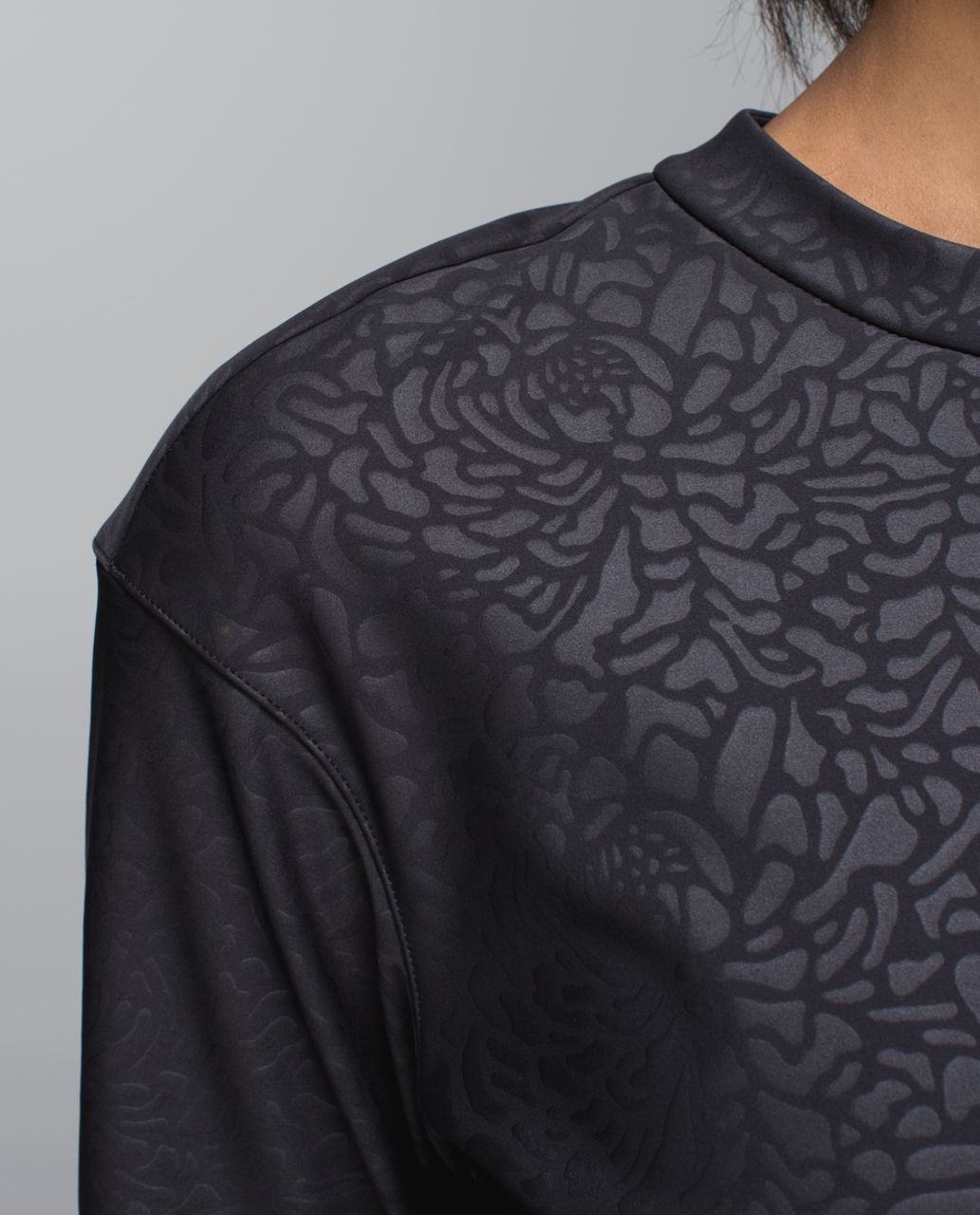 Lululemon Departure Top - Petal Camo Embossed Black