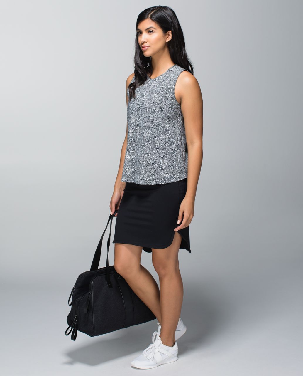 Lululemon Here To There Tank - Plush Petal Black Ghost