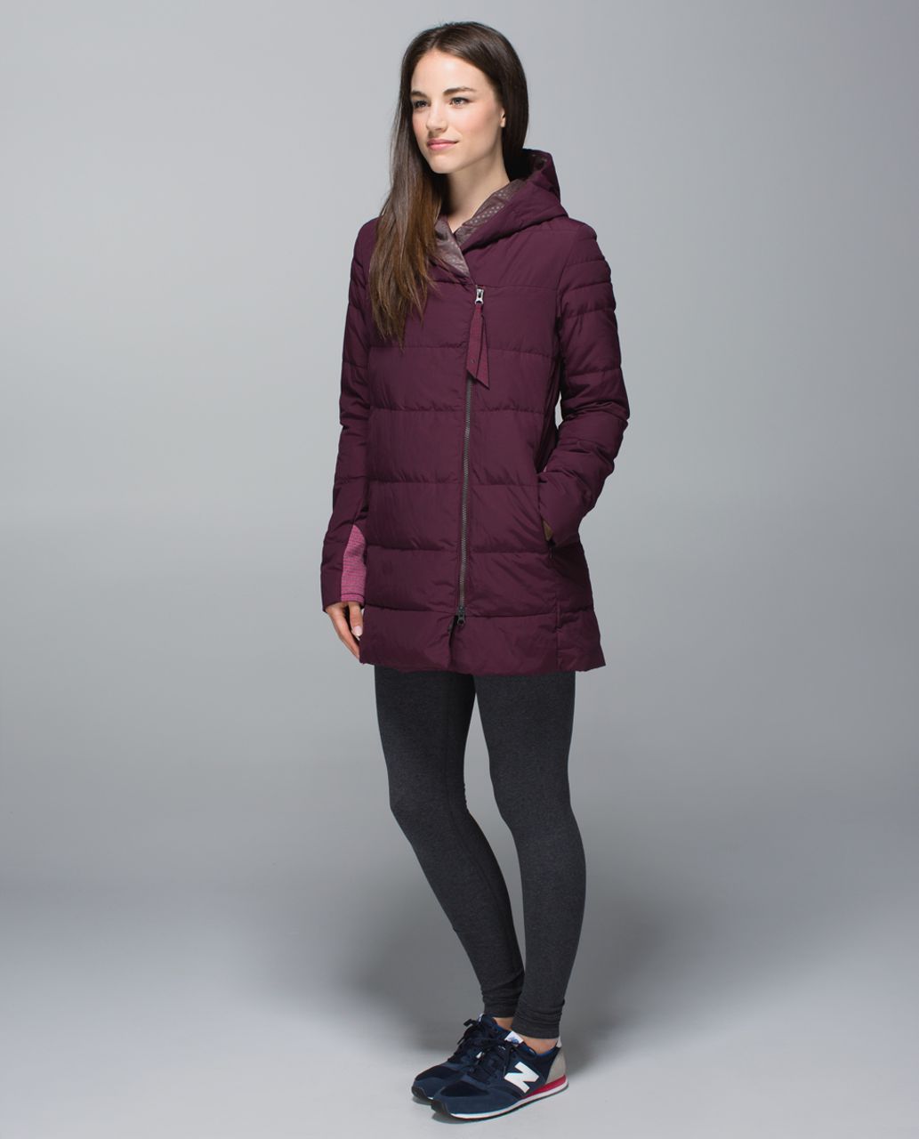 Lululemon Puffy Blanket Jacket - Bordeaux Drama