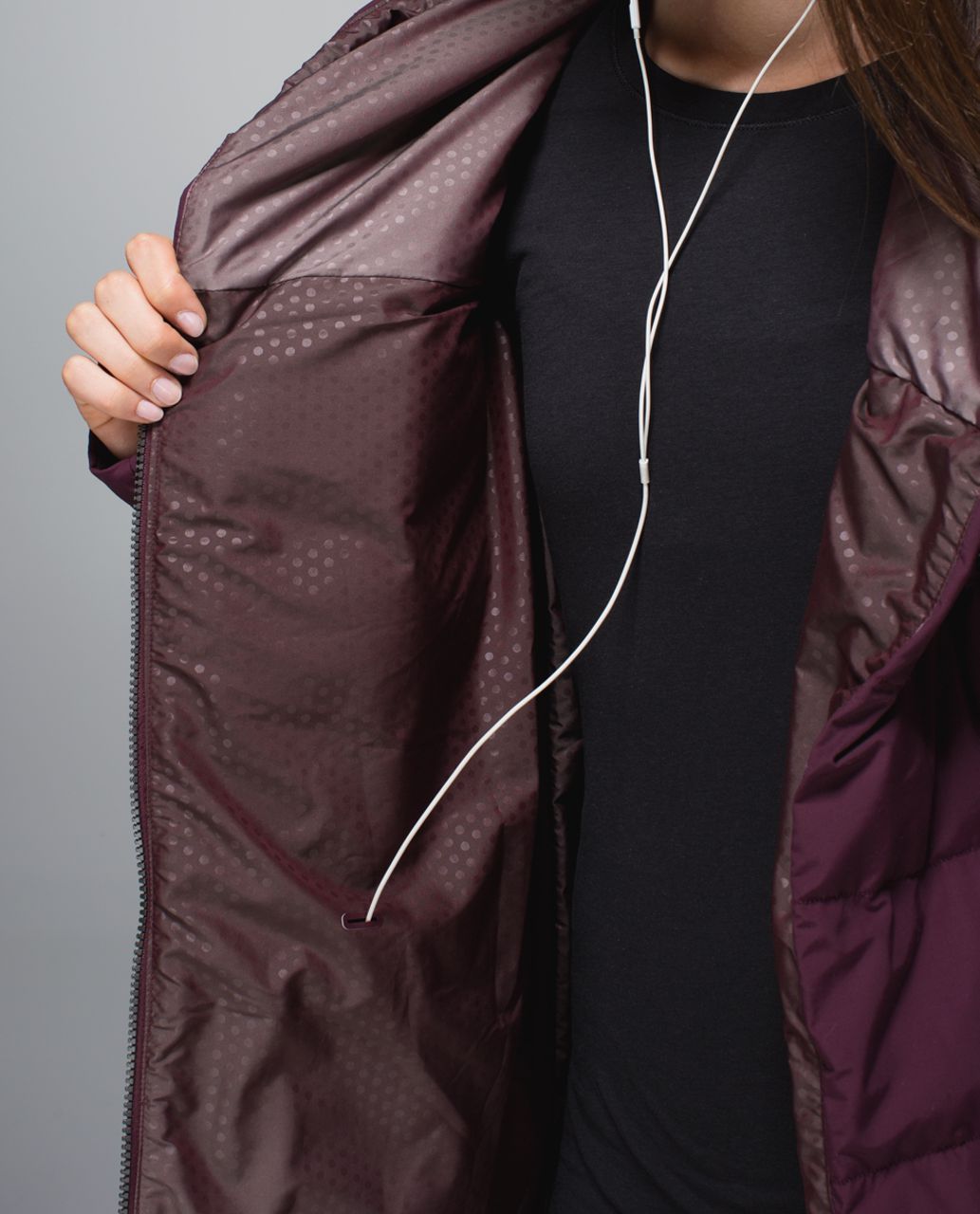 Lululemon Puffy Blanket Jacket - Bordeaux Drama