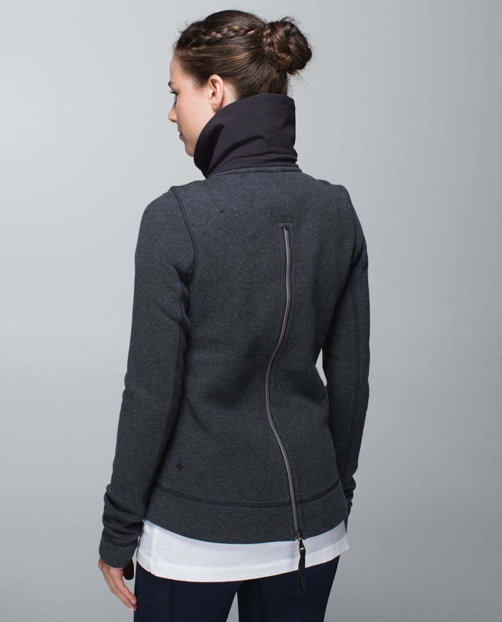 Lululemon En Route Jacket - Heathered Black / Black / Black / Heathered Black