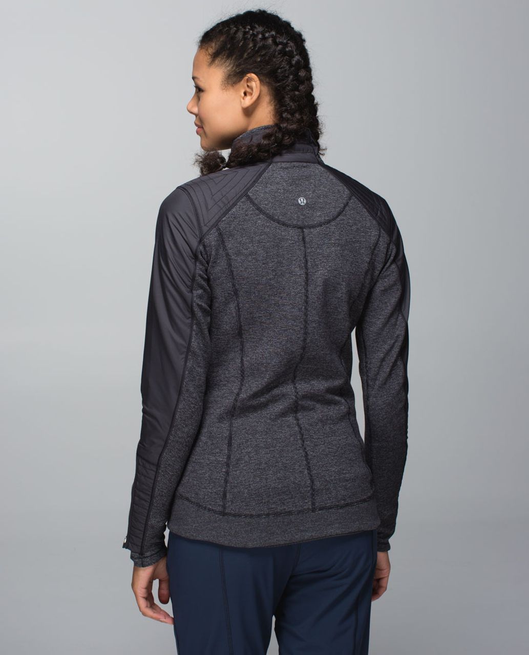 Lululemon Rebel Runner Jacket - Black /  Wee Stripe Black Heathered Black