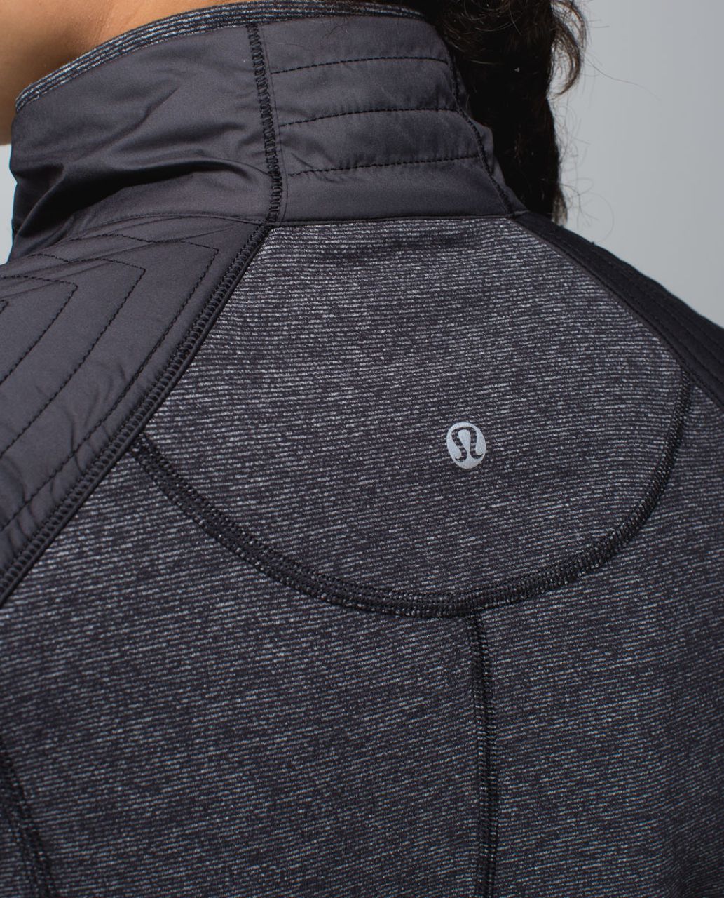 Lululemon Rebel Runner Jacket - Black /  Wee Stripe Black Heathered Black