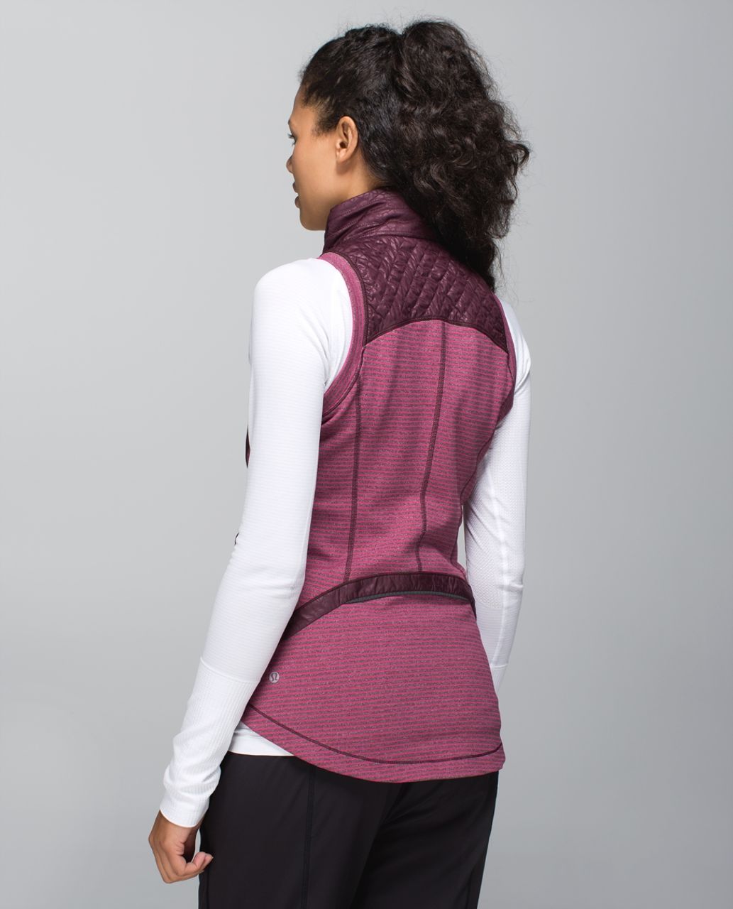 Lululemon Rebel Runner Vest - Petal Camo Embossed Bordeaux Drama / Hyper Stripe Bordeaux Drama Bumble Berry / Heathered Bordeaux Drama