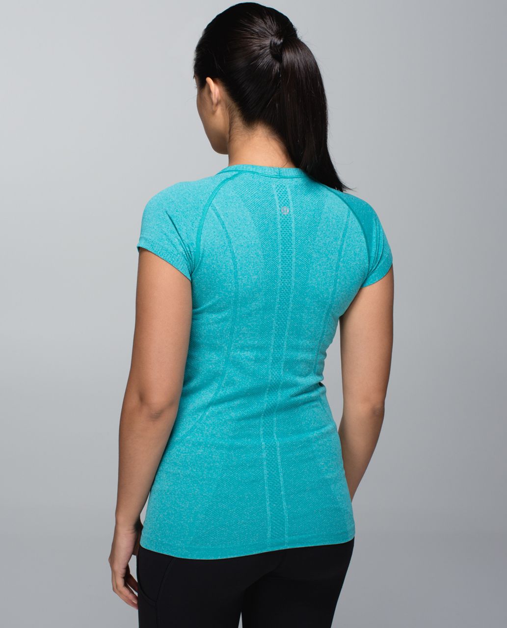 Lululemon Run:  Swiftly Tech Short Sleeve Crew - Heathered Real Teal