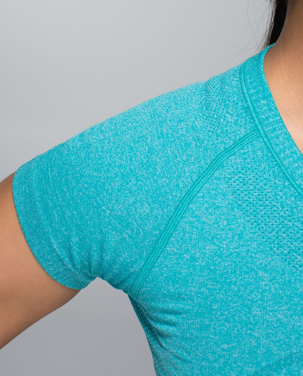 Lululemon Run:  Swiftly Tech Short Sleeve Crew - Heathered Real Teal