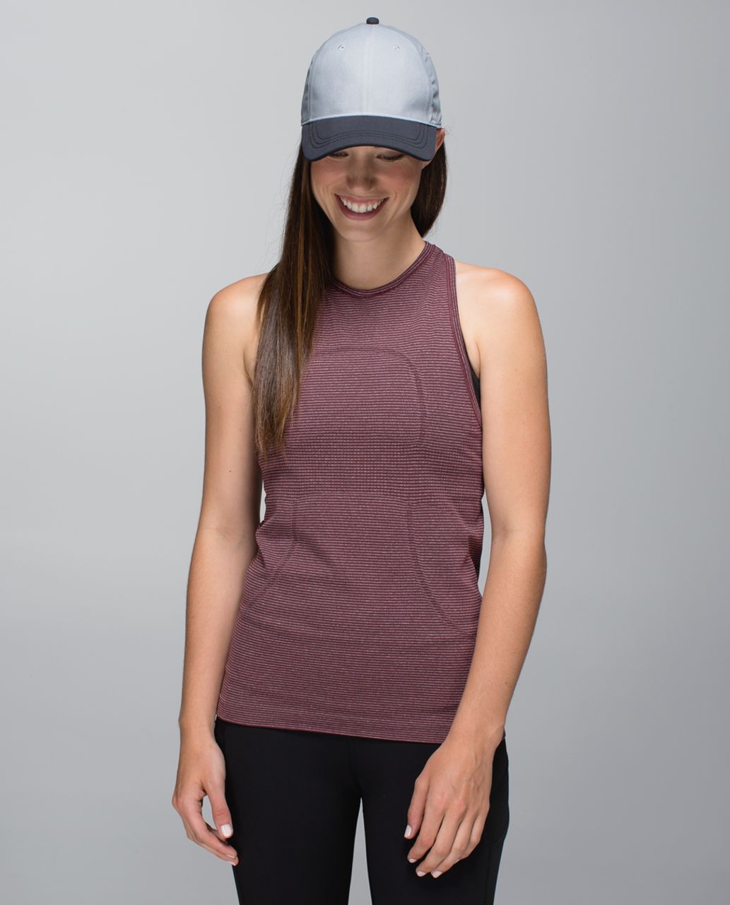 Lululemon bordeaux drama tough it out tank - Agent Athletica