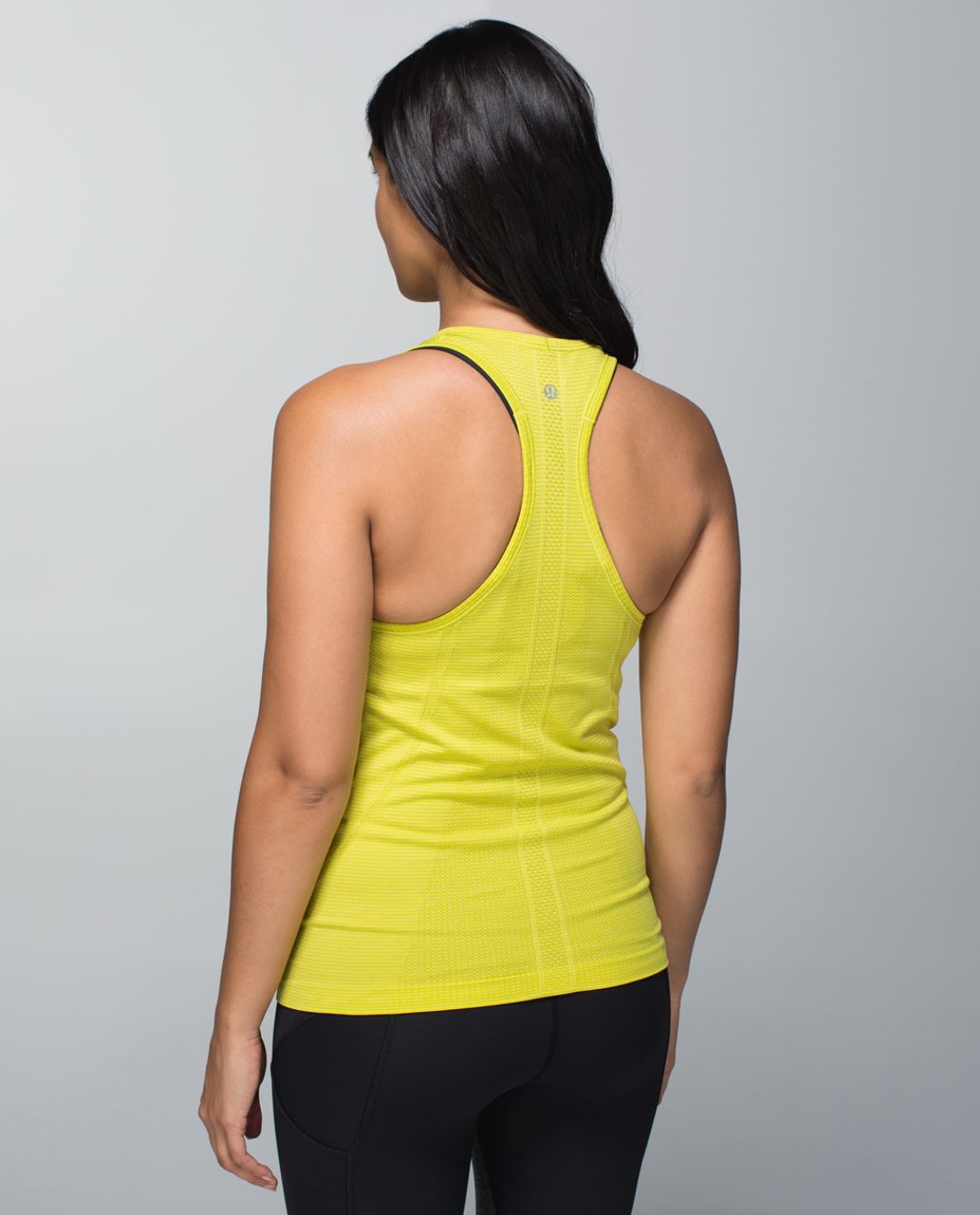 Lululemon Run:  Swiftly Tech Tank - Tonka Stripe Heathered Almost Pear Almost Pear