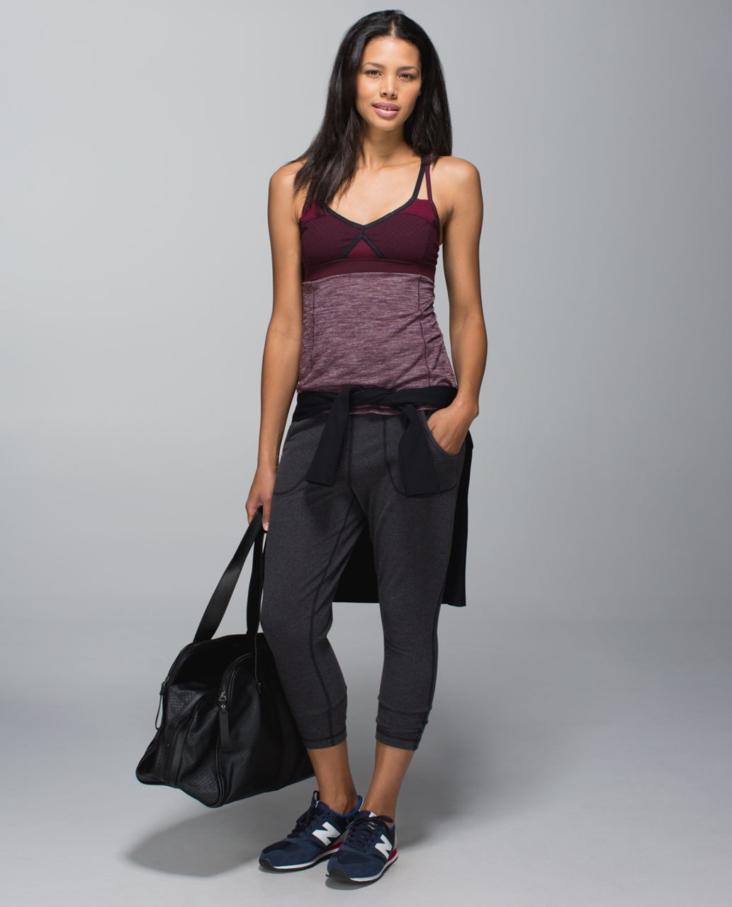 Lululemon Breathe In Tank - Heathered Bordeaux Drama / Bordeaux Drama /  Rust Berry - lulu fanatics