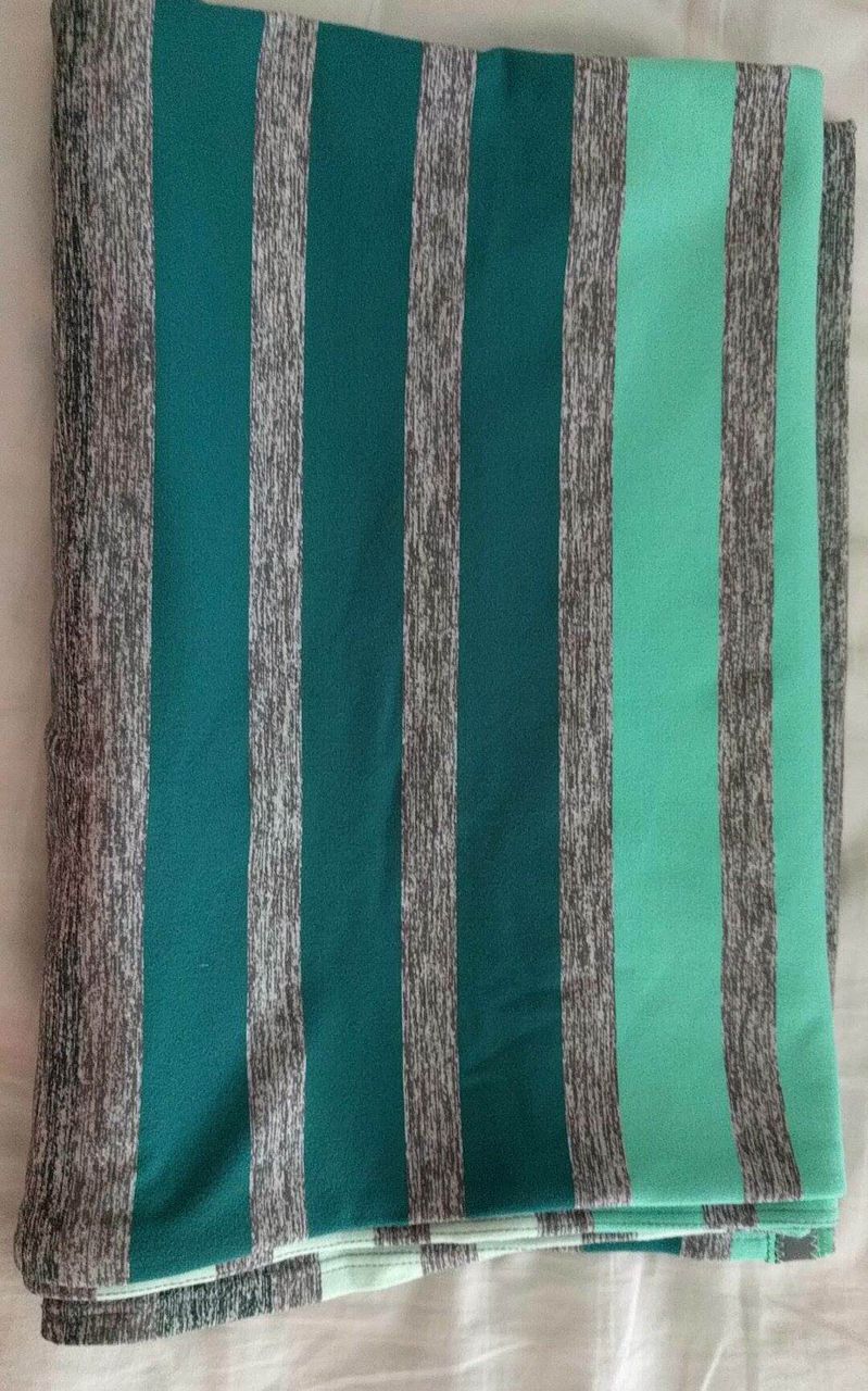 Lululemon Vinyasa Scarf *Rulu - Triplet Twin Stripe Heathered Slate Multi
