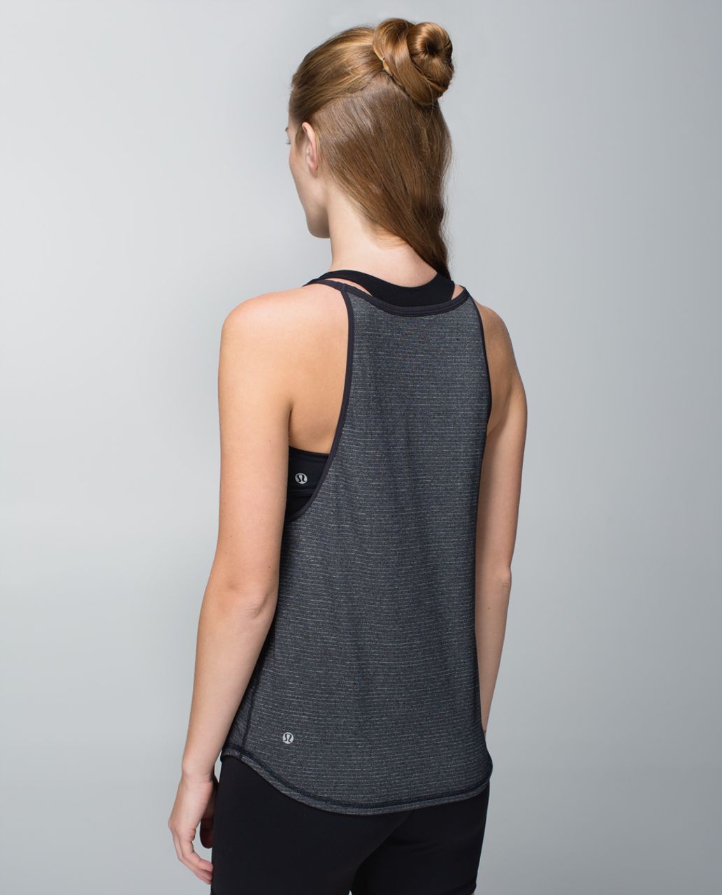 Lululemon Citta Singlet - Heathered Black /  Black