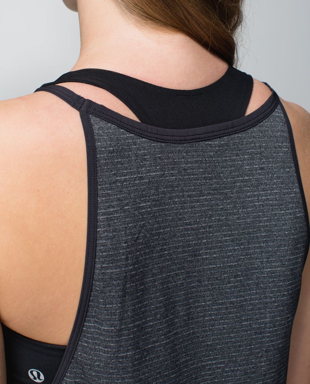 Lululemon Citta Singlet - Heathered Black /  Black