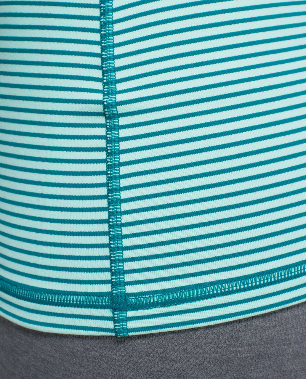 Lululemon Power Y Tank *Luon - Hyper Stripe Toothpaste Real Teal