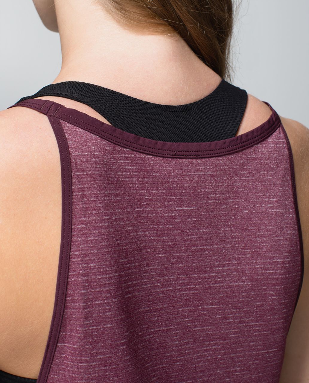 Lululemon Citta Singlet - Heathered Bordeaux Drama / Bordeaux Drama