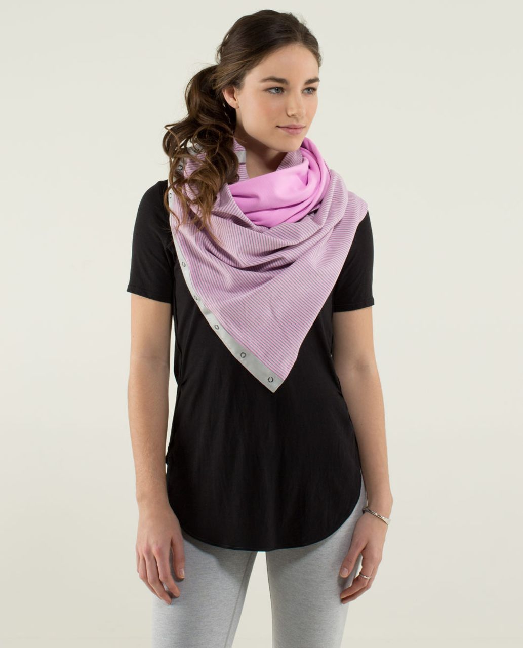 Lululemon Vinyasa Scarf *Rulu - Vintage Pink / Tri Tonka Vintage Pink