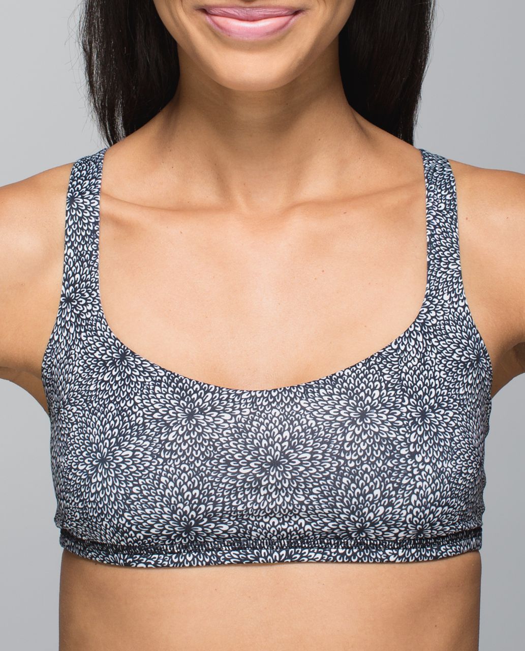 Lululemon Free To Be Bra - Plush Petal Black Ghost