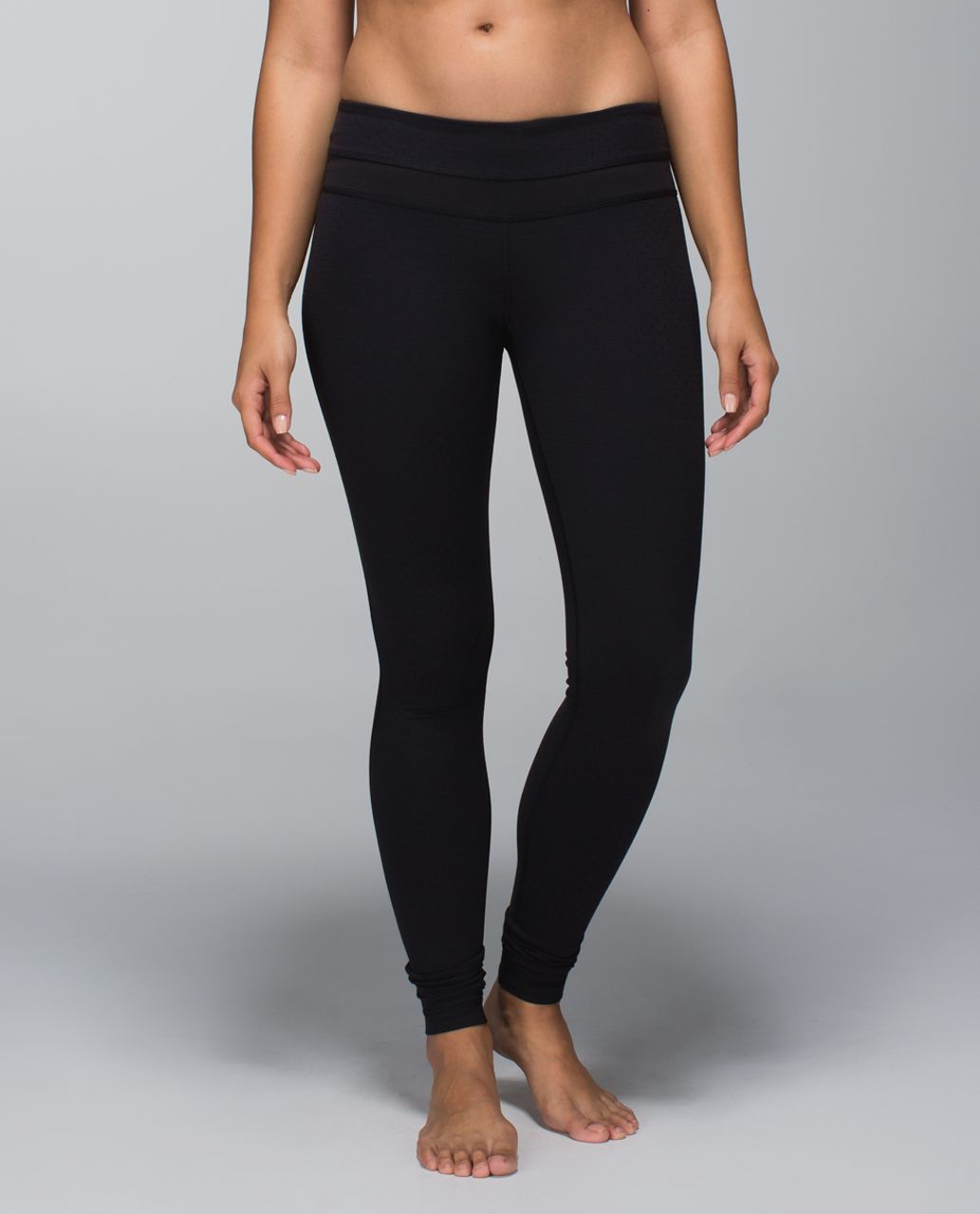 Lululemon Wunder Groove Pant *Full-On Luon - Shine Dot Black / Black