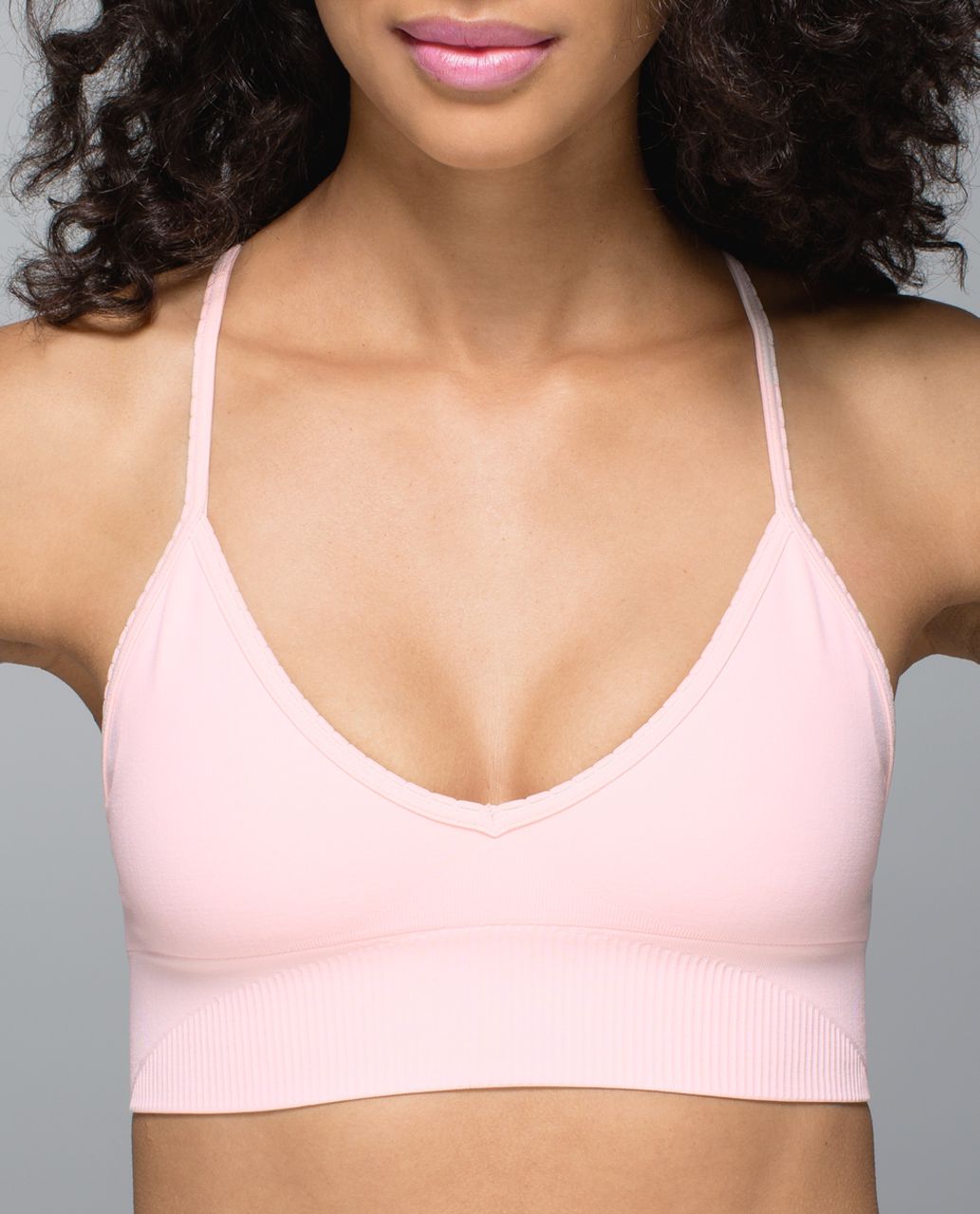 Lululemon Seamlessly Plunge Bra - Heathered Bruised Berry - lulu fanatics